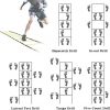 H&H 12 Rung Agility Ladder, Adjustable Agility Training