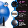 DYNAPRO Exercise Ball – Extra Thick Eco-Friendly & Anti-Burst Material