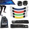 Elite Supplies 11 Pieces Speed Agility Strength Leg Resistance Bands