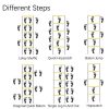 Arespark Agility Ladder, 12 Rung Training Speed Ladder & 10 Sports Cones