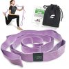 Yoga Stretch Strap, Cotton Non Elastic Multi Loop 80 inch