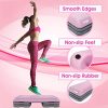 Yes4All Adjustable Aerobic Step Platform with 4 Risers