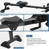 Merax Magnetic Rowing Machine Foldable Exercise Adjustable Resistance