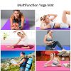 Yoga Mat 1/2-Inch Extra Thick Exercise Mat High Density
