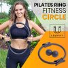 Pilates Fitness Ring Circle and Ball Bundle Set - 14” Pilates Ring