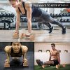 airogym Push-up Stand, 2 PCS Wood Pushup Bars Non-Slip