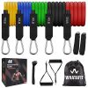 Whatafit Resistance Bands Set (11pcs) + Whatafit Pull Up Assist Bands