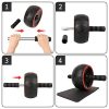Maximize Your Core Workout with the Ultimate Ab Roller Exercise Equipment - Includes Resistance Bands, Knee Pad, and Jump Rope for a Complete Home Gym Experience