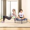 Fitness Trampoline Trainer with Resistance Bands