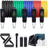 Letsfit Resistance Bands Set 11pcs, Exercise Workout Bands