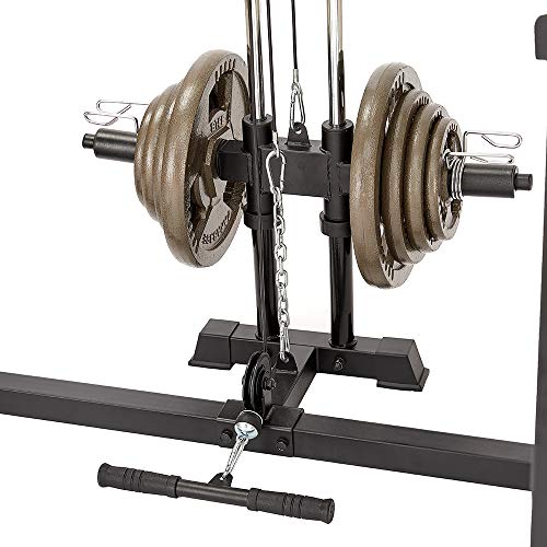 papababe Power Cage with LAT Pulldown 1200-Pound Capacity High TOP ...