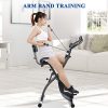 MaxKare Exercise Bike Slim Cycle 3-in-1 Folding Stationary Bike