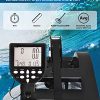 Home Fitness Water Rowing Machine with LCD Monitor and Dual Rails