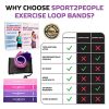 Sport2People Exercise Resistance Loop Bands for Booty Building