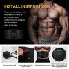 ABS Toning Training Belt,Muscle Toning Waist Trimmer