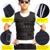 Weightloading Vest with Multi Pockets for Running, Pull-Ups