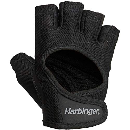 Harbinger Women's Power Weightlifting Gloves with StretchBack Mesh