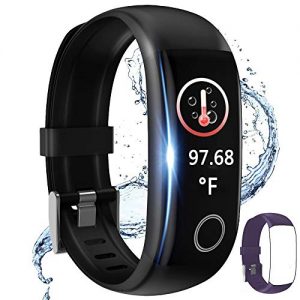 Fitness Tracker,Smart Watch with Body Temperature Thermometer