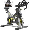 pooboo Exercise Bike Cycling Bike Stationary Sturdy 45LBS Flywheel