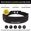 Running Belt, Fully Adjustable Fastener, Fitness Waist Belt