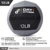Day 1 Fitness Soft Wall Medicine Ball 12 Pounds