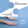 Odoland Large Yoga Mat 72'' x 48'' (6'x4') x6mm for Pilates Stretching