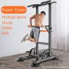 Vlemua Power Tower Dip Station Adjustable Pull Up Bar