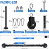 ANMKOT Pulley System Gym,LAT Pull Downs Arm Strength Training