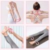 Adjustable Pink Yoga Pilates Ring – 2 Pack Soft Fitness Circle for Stretching, Resistance & Pain Relief