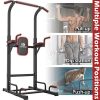 ADVENOR Power Tower Dip Station Pull Up Bar for Home