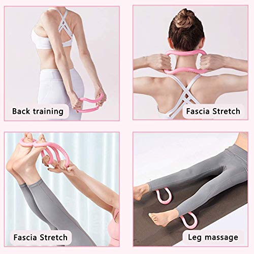 Sodeno 2PCS Yoga Ring Pilates Training Ring for Back and Leg Pain