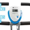 XTERRA Fitness Folding Exercise Bike, Silver