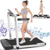 Under Desk Folding Treadmill with Remote Control