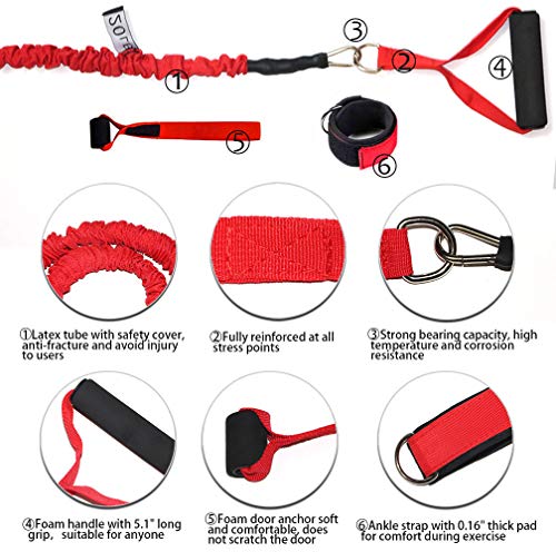 tackable Resistance Band Kit Extreme Workout Total-Body Training