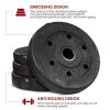 VOSAREA Solid Dumbbell Weights Set 30KG/66LBS