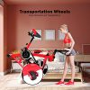 GYMAX Indoor Exercise Bike, Stationary Cycling Bike
