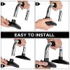 Redipo Push Up Bars - Push Up Handles, Chrome Plated Push up Holders