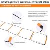 ALPHAWORX All-in-one Agility Ladder Speed Training Equipment