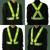 LED Reflective Safety Vest with Storage Pouch - USB Charging