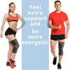CAMBIVO 2 Pack Knee Brace, Knee Compression Sleeve Support