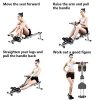 ZHCCCJBOY Rowing Machine Hydraulic Rowing Machine LCD Monitor
