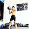 YSHCA Exercise Kettlebell, Vinyl Coated Kettlebell Weights Cast Iron