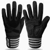 Weightlifting Gloves for Men Women Full Finger with Wrist Strap Support