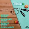 Get Fit Fast with Adjustable Steel Wire Jump Rope – Tangle-Free & Anti-Slip Handles