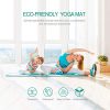 FBSPORT Yoga Mat- Eco Friendly Non Slip 1/4 inch Fitness Exercise Mat