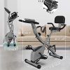 BARWING Foldable Exercise Stationary Bike, 3-IN-1 Magnetic Upright
