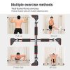DEDAKJ Pull Up Bar, Locking Door Pullup Bar Chin Up