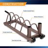 Steelbody Horizontal Plate and Olympic Bar Rack – Effortless Weight Management for a Powerful Training Experience
