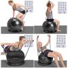 Sporus Exercise Ball Chair (65cm), Yoga Ball for Office and Fitness