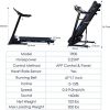 ANCHEER Folding Treadmill, 3.25HP Electric Motorized Treadmills